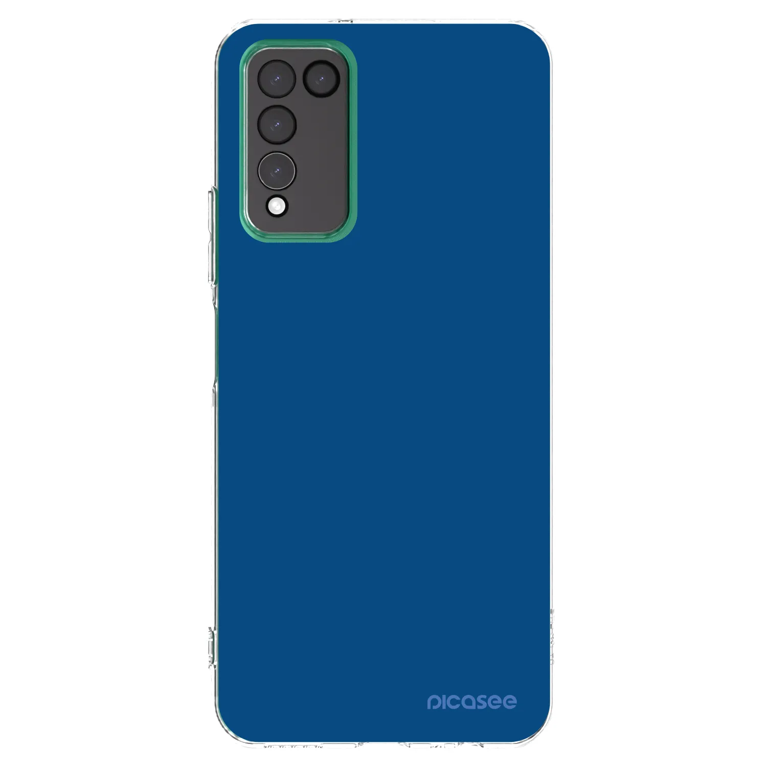 Picasee διαφανής θήκη σιλικόνης Honor 10X Lite - Navy Blue