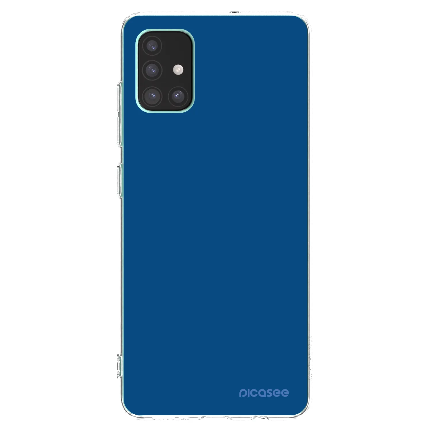 Picasee διαφανής θήκη σιλικόνης Samsung Galaxy M51 M515F - Navy Blue