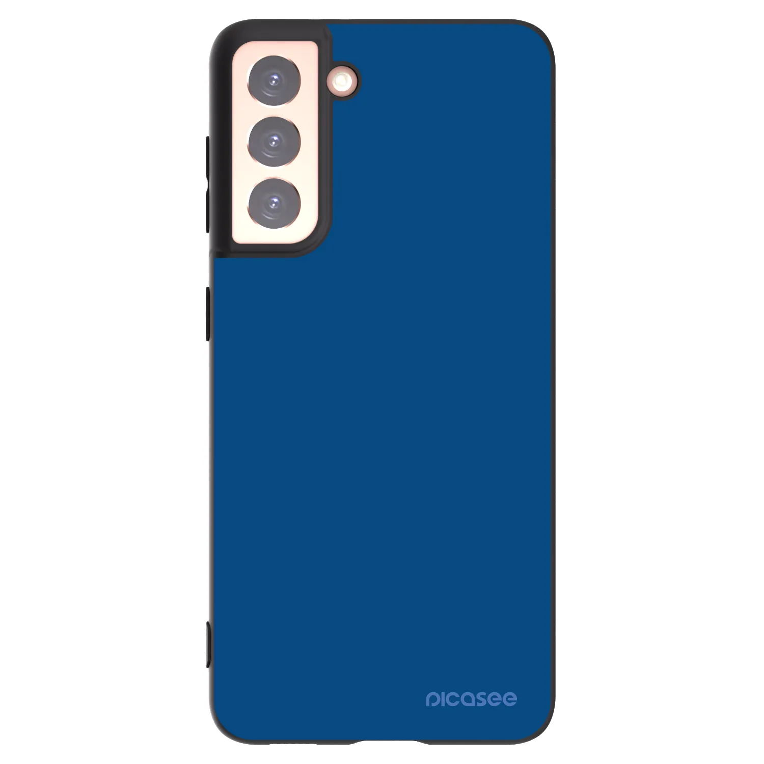 Picasee Μαύρη θήκη σιλικόνης για Samsung Galaxy S21 5G G991B - Navy Blue