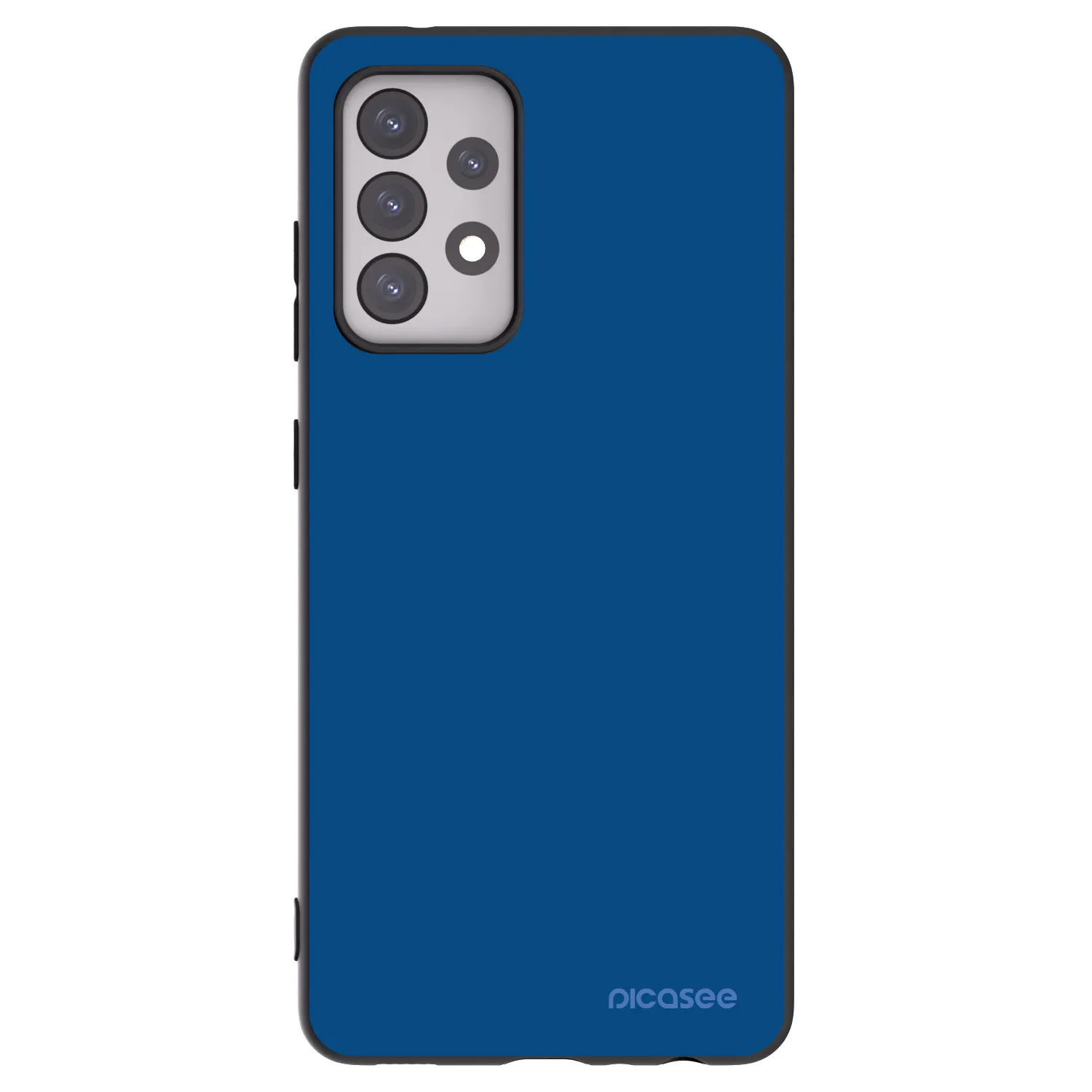 Picasee Μαύρη θήκη σιλικόνης για Samsung Galaxy A52 5G A525F - Navy Blue