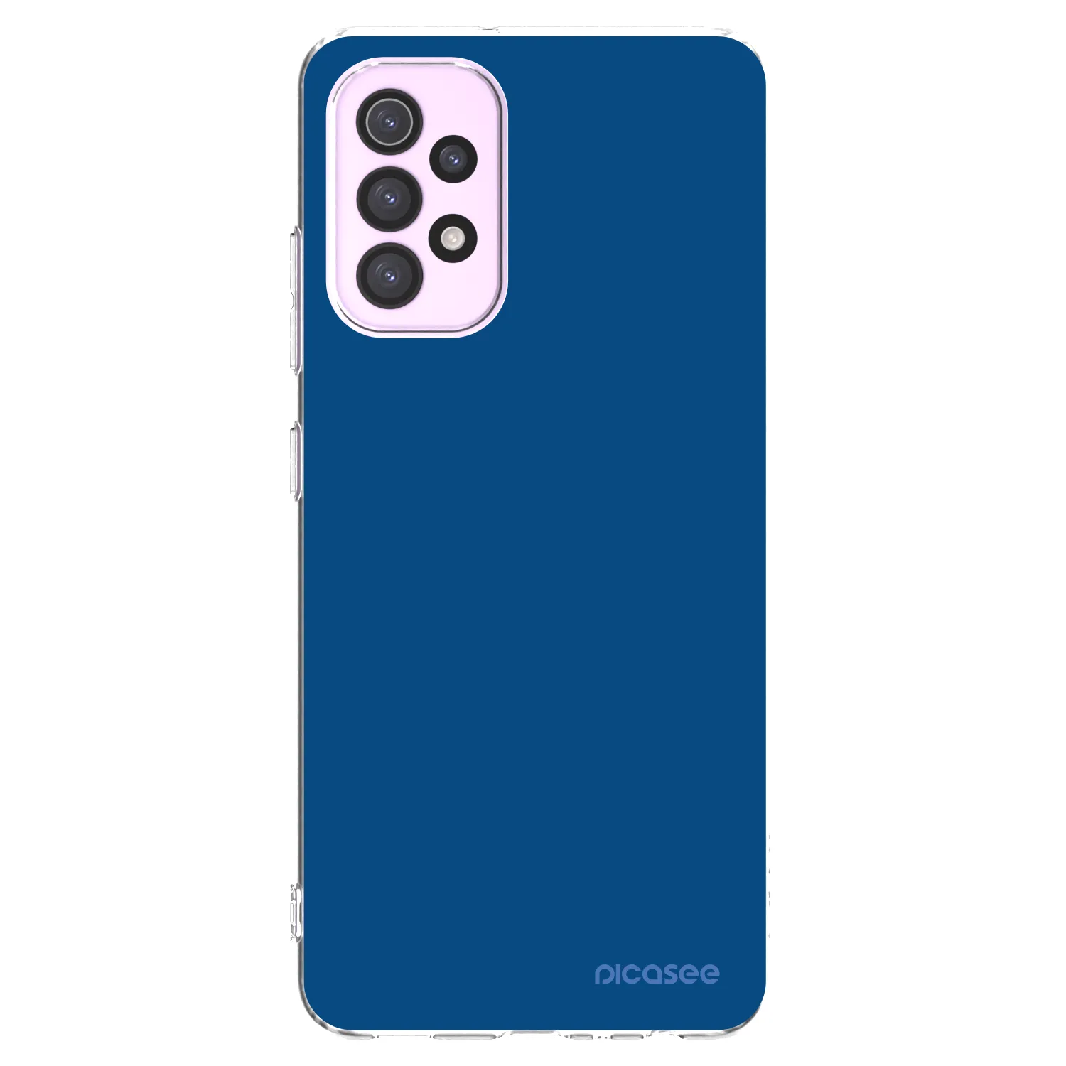 Picasee διαφανής θήκη σιλικόνης Samsung Galaxy A32 5G A326B - Navy Blue