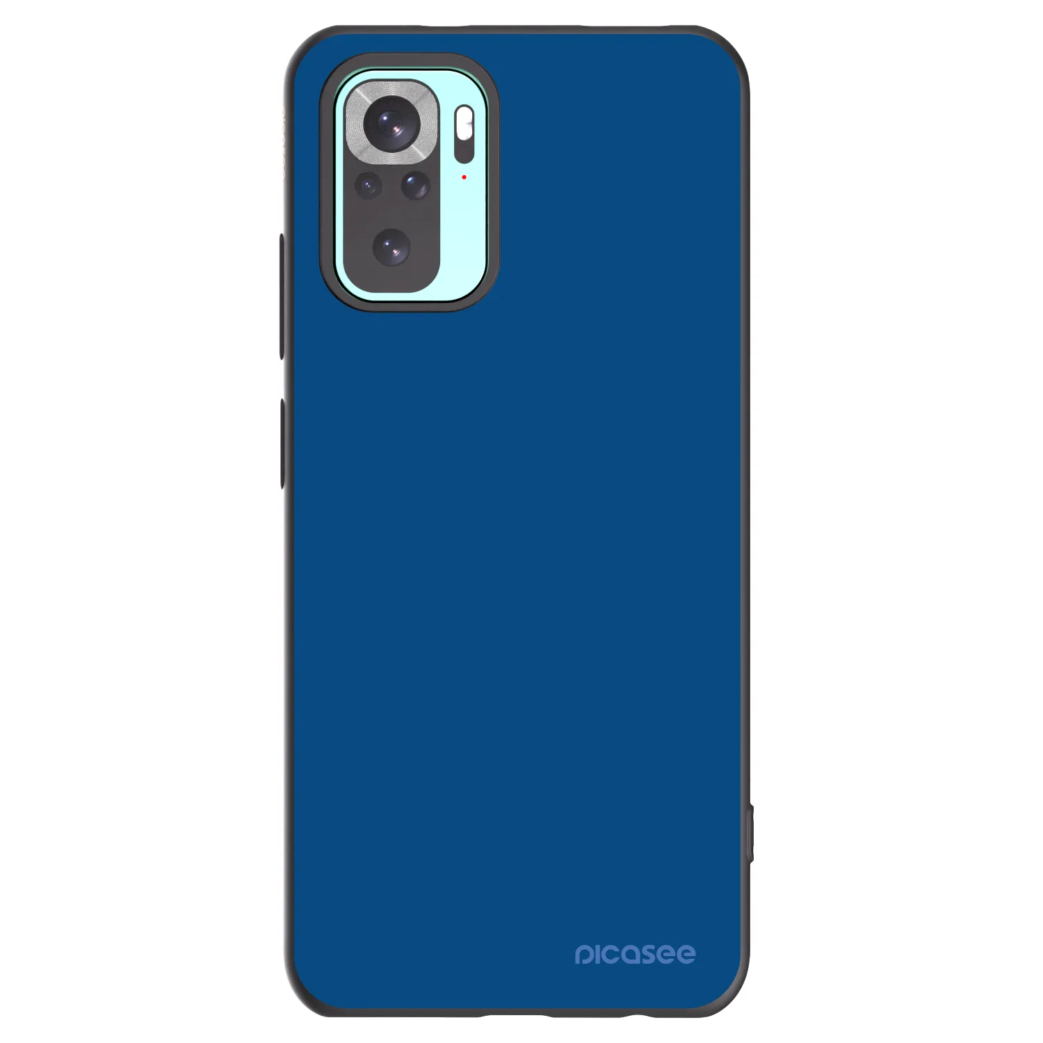Picasee Μαύρη θήκη σιλικόνης για Xiaomi Redmi Note 10 Pro - Navy Blue