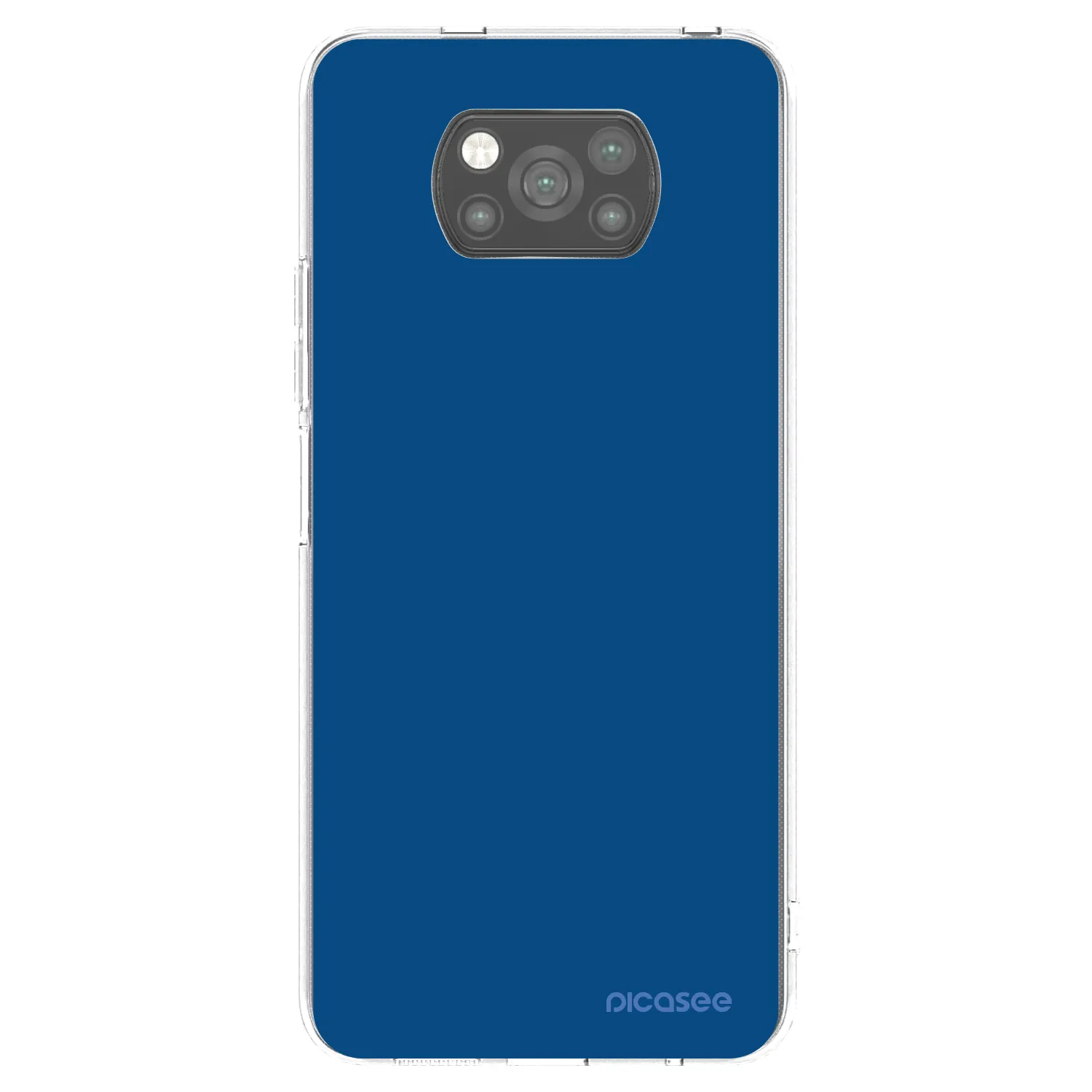 Picasee Μαύρη θήκη σιλικόνης για Xiaomi Poco X3 Pro - Navy Blue