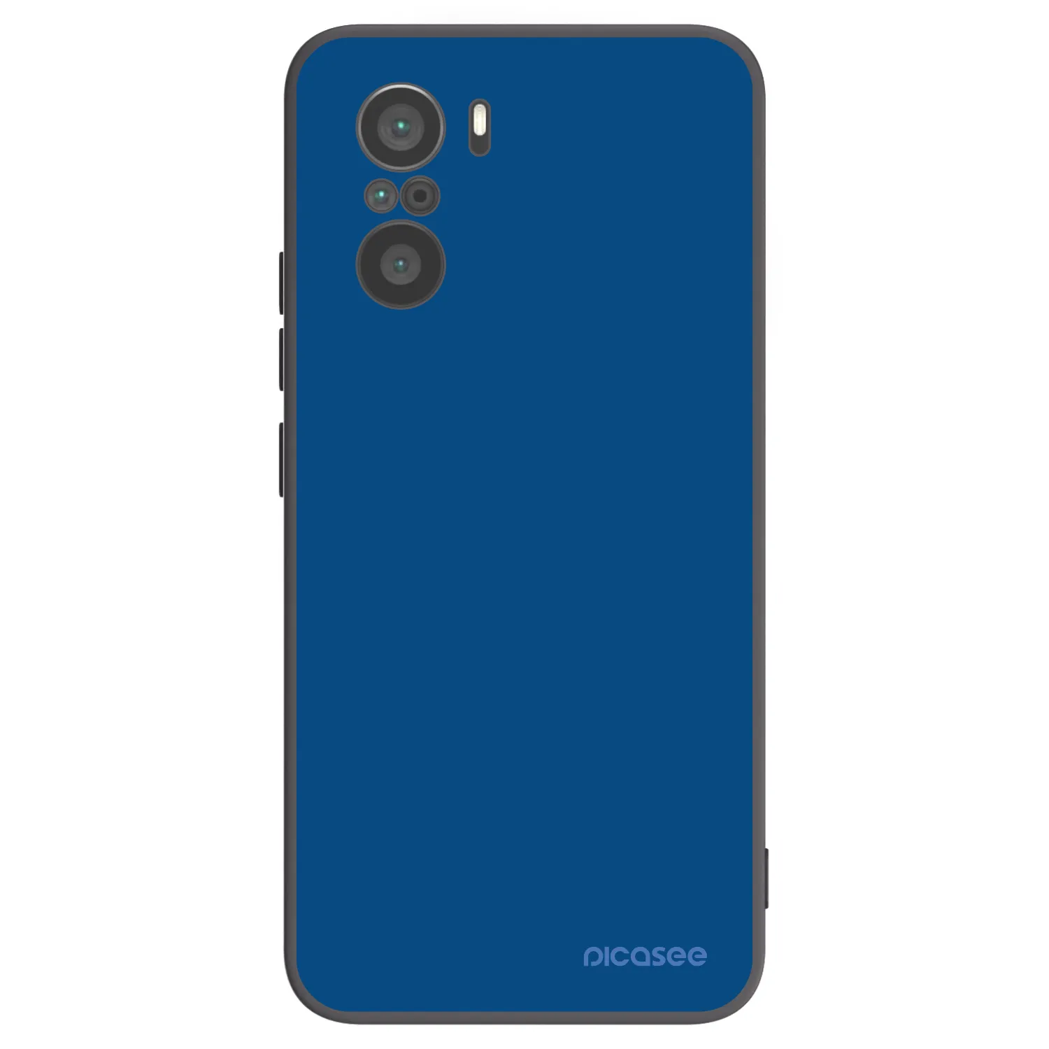 Picasee Μαύρη θήκη σιλικόνης για Xiaomi Poco F3 - Navy Blue