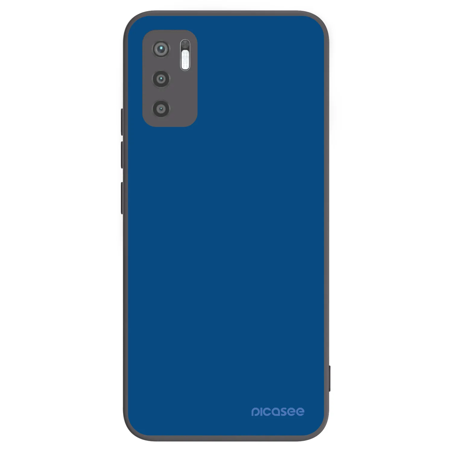 Picasee Μαύρη θήκη σιλικόνης για Xiaomi Redmi Note 10 5G - Navy Blue