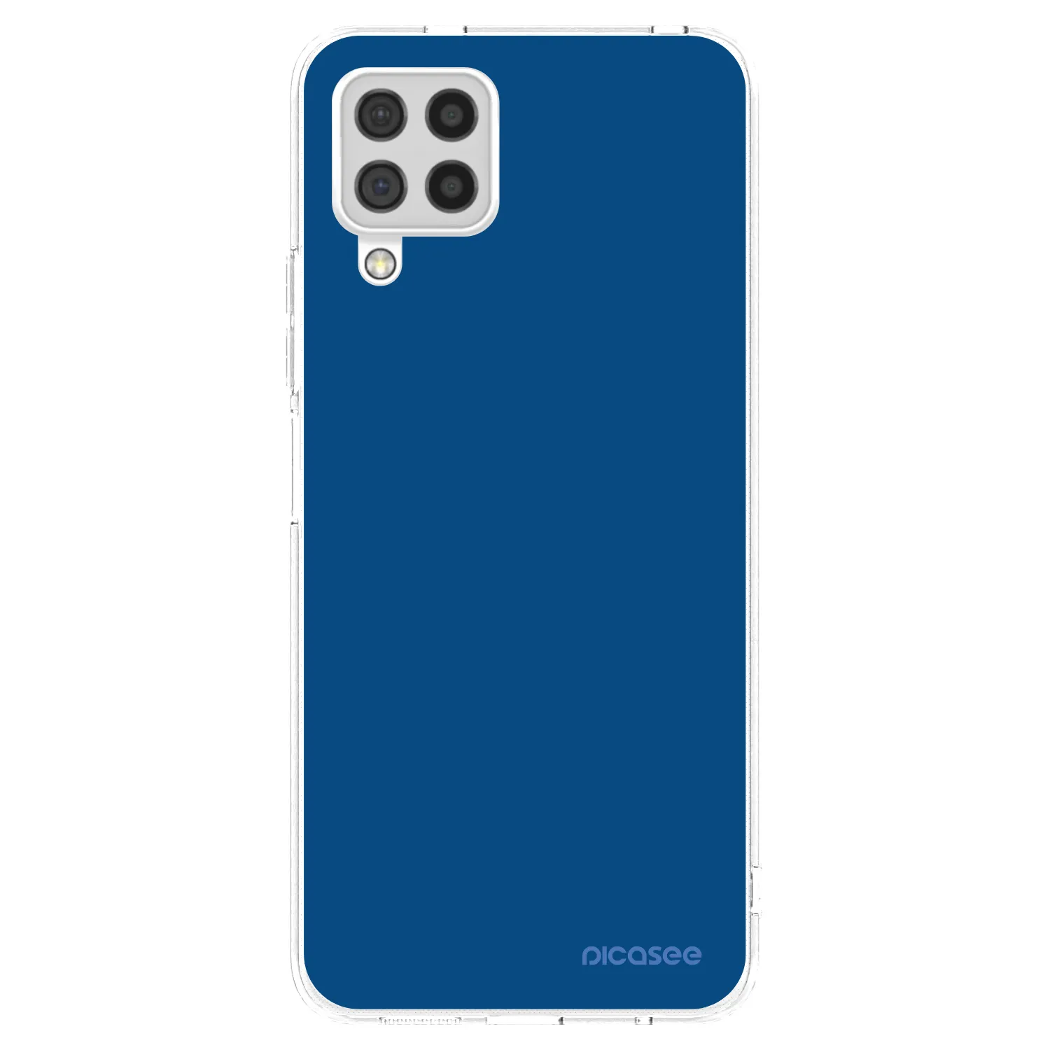 Picasee διαφανής θήκη σιλικόνης Samsung Galaxy A22 A225F 4G - Navy Blue