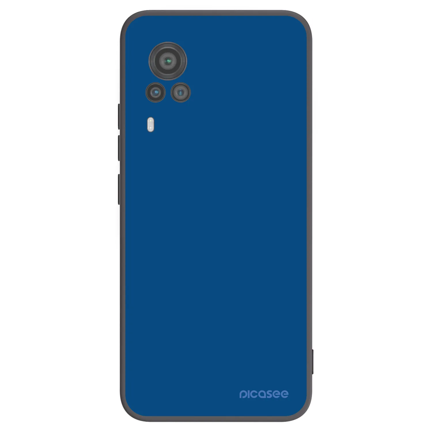 Picasee Μαύρη θήκη σιλικόνης για Vivo X60 Pro 5G - Navy Blue