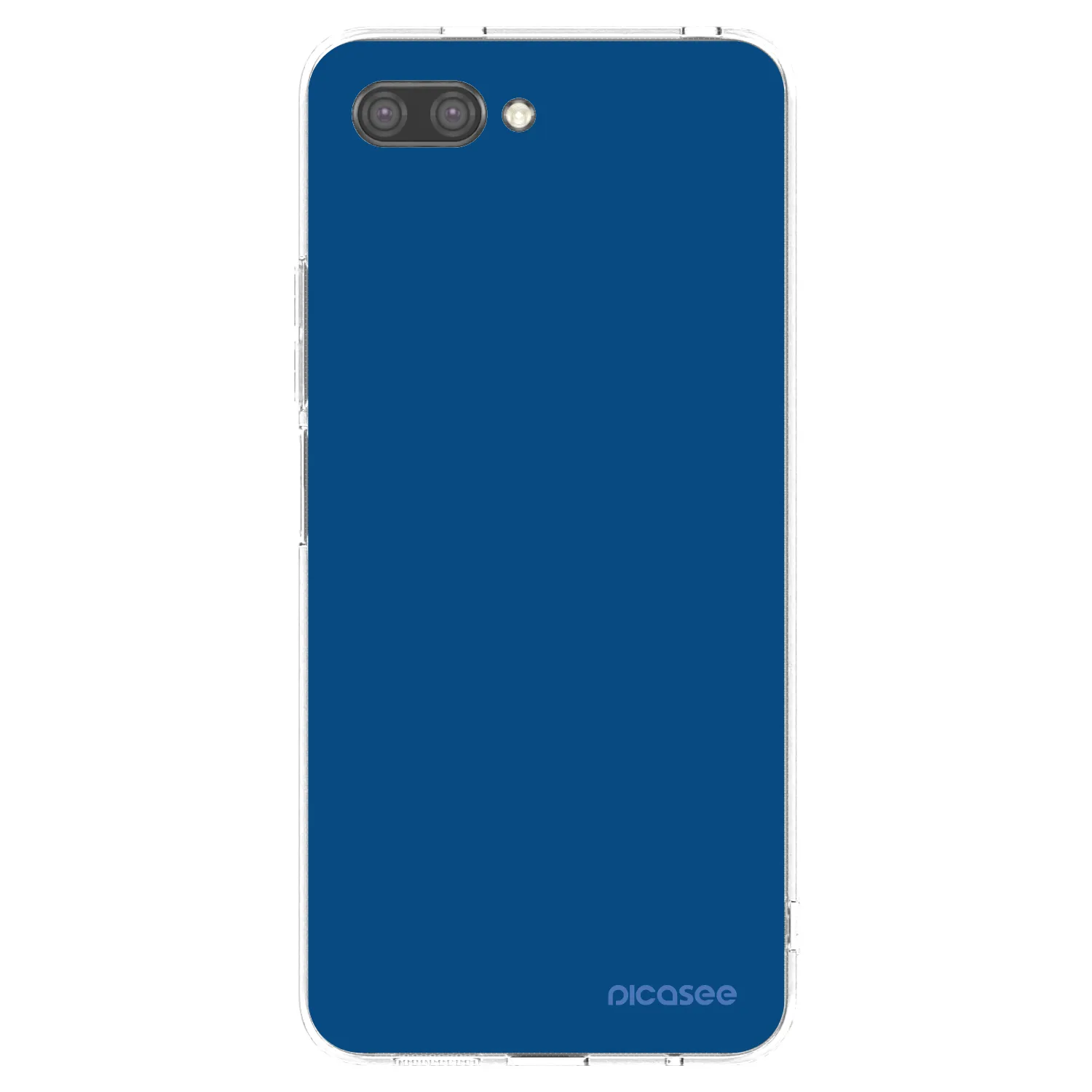 Picasee διαφανής θήκη σιλικόνης Honor 10 - Navy Blue
