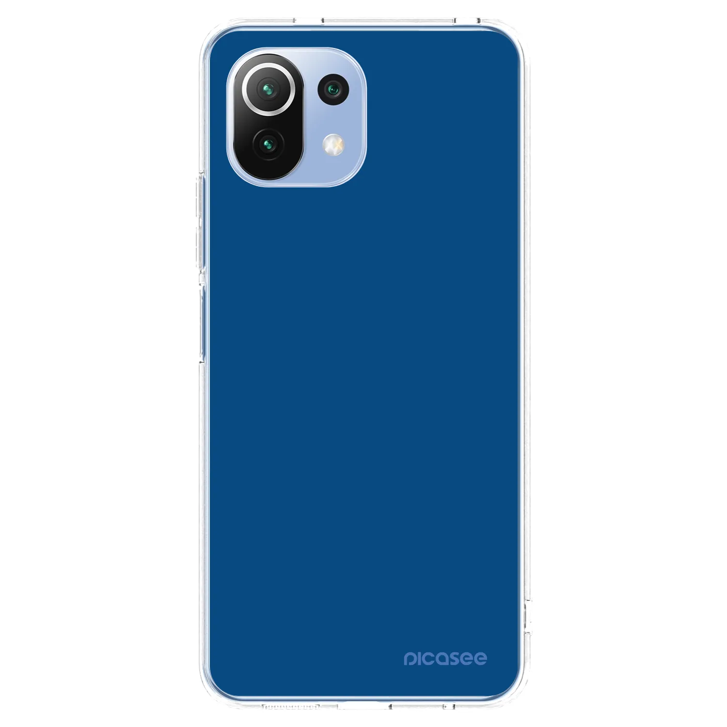 Picasee διαφανής θήκη σιλικόνης Xiaomi 11 Lite 5G NE - Navy Blue