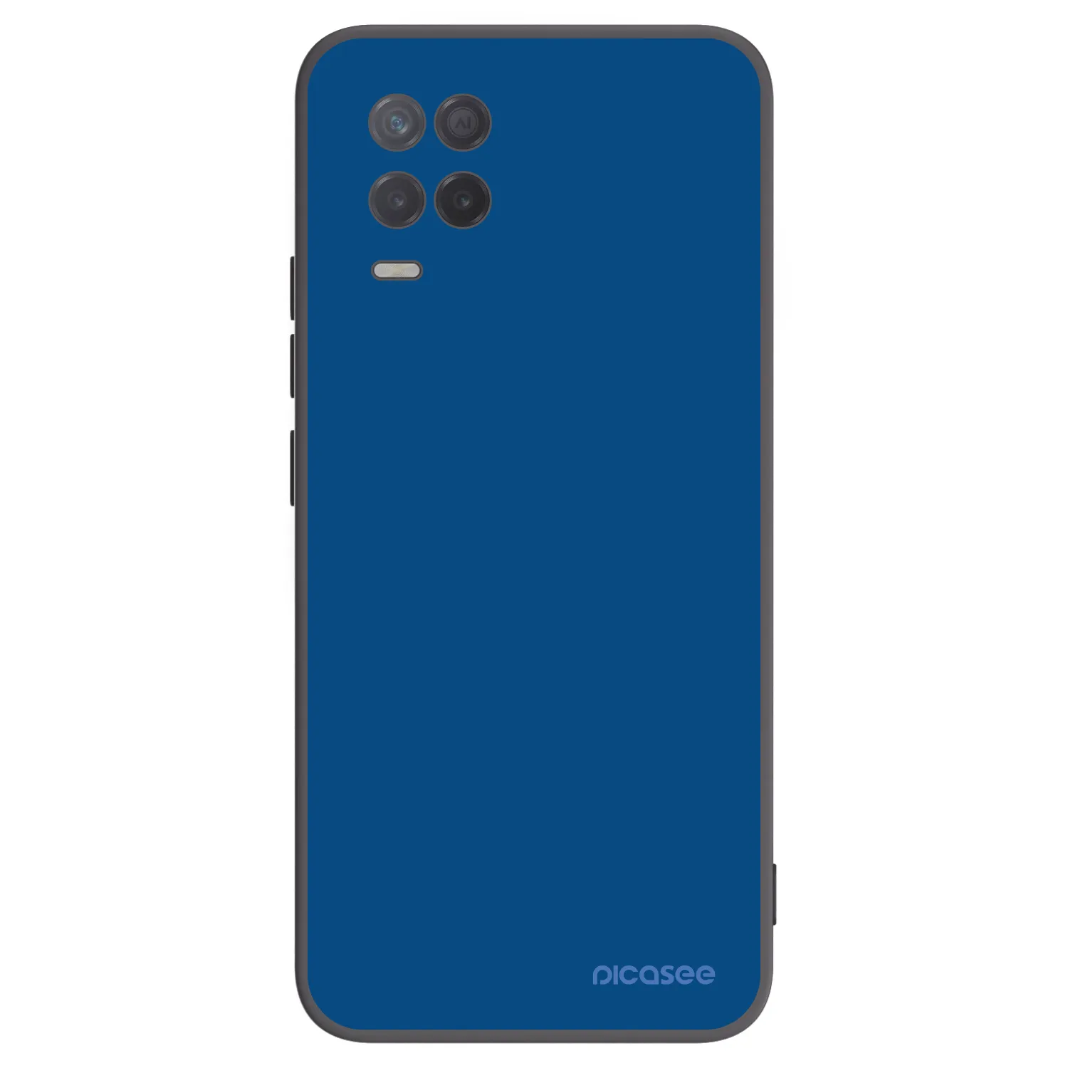 Picasee Μαύρη θήκη σιλικόνης για Realme 8 5G - Navy Blue
