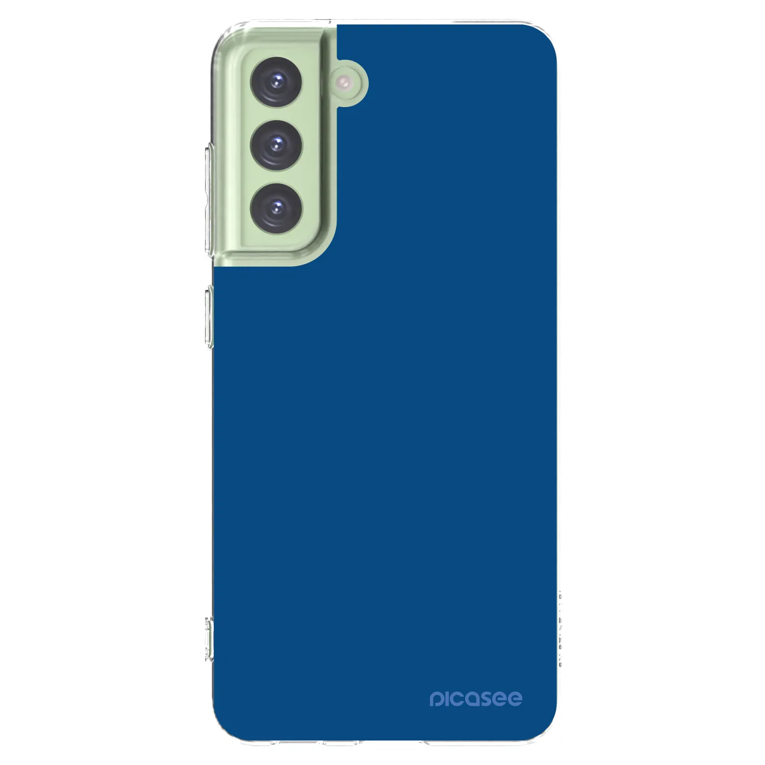 Picasee διαφανής θήκη σιλικόνης Samsung Galaxy S21 FE 5G - Navy Blue