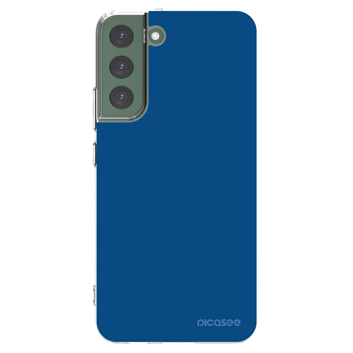 Picasee διαφανής θήκη σιλικόνης Samsung Galaxy S22+ 5G - Navy Blue