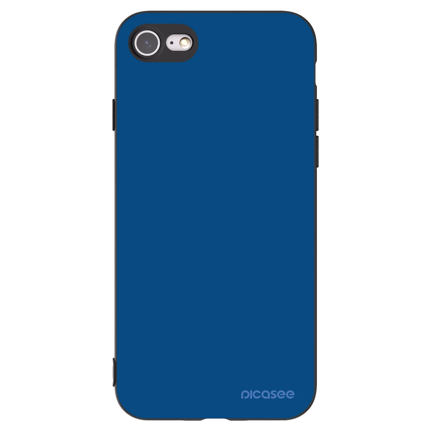 Picasee Μαύρη θήκη σιλικόνης για Apple iPhone SE 2022 - Navy Blue