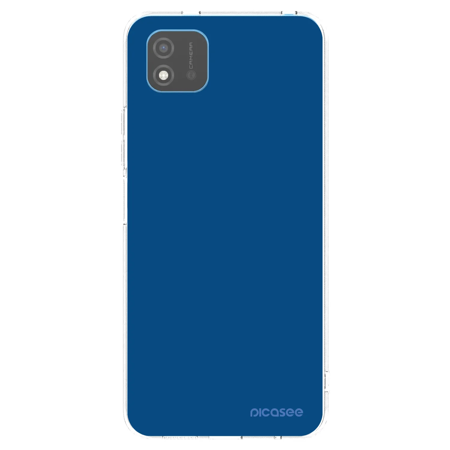 Picasee διαφανής θήκη σιλικόνης Realme C11 (2021) - Navy Blue