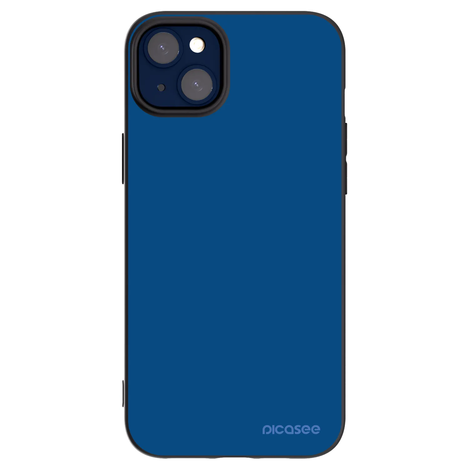Picasee Μαύρη θήκη σιλικόνης για Apple iPhone 14 Plus - Navy Blue