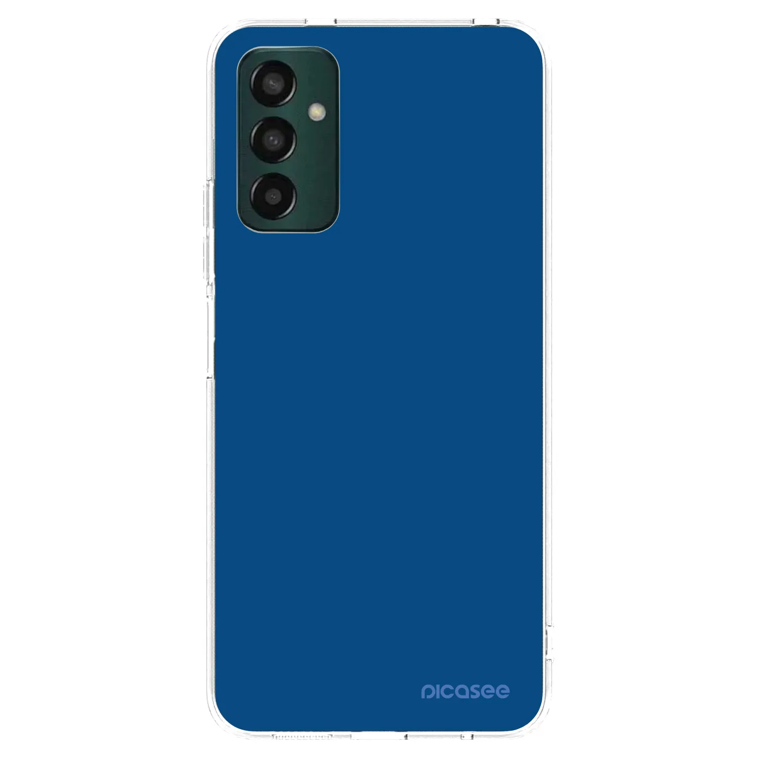 Picasee διαφανής θήκη σιλικόνης Samsung Galaxy M13 M135F - Navy Blue