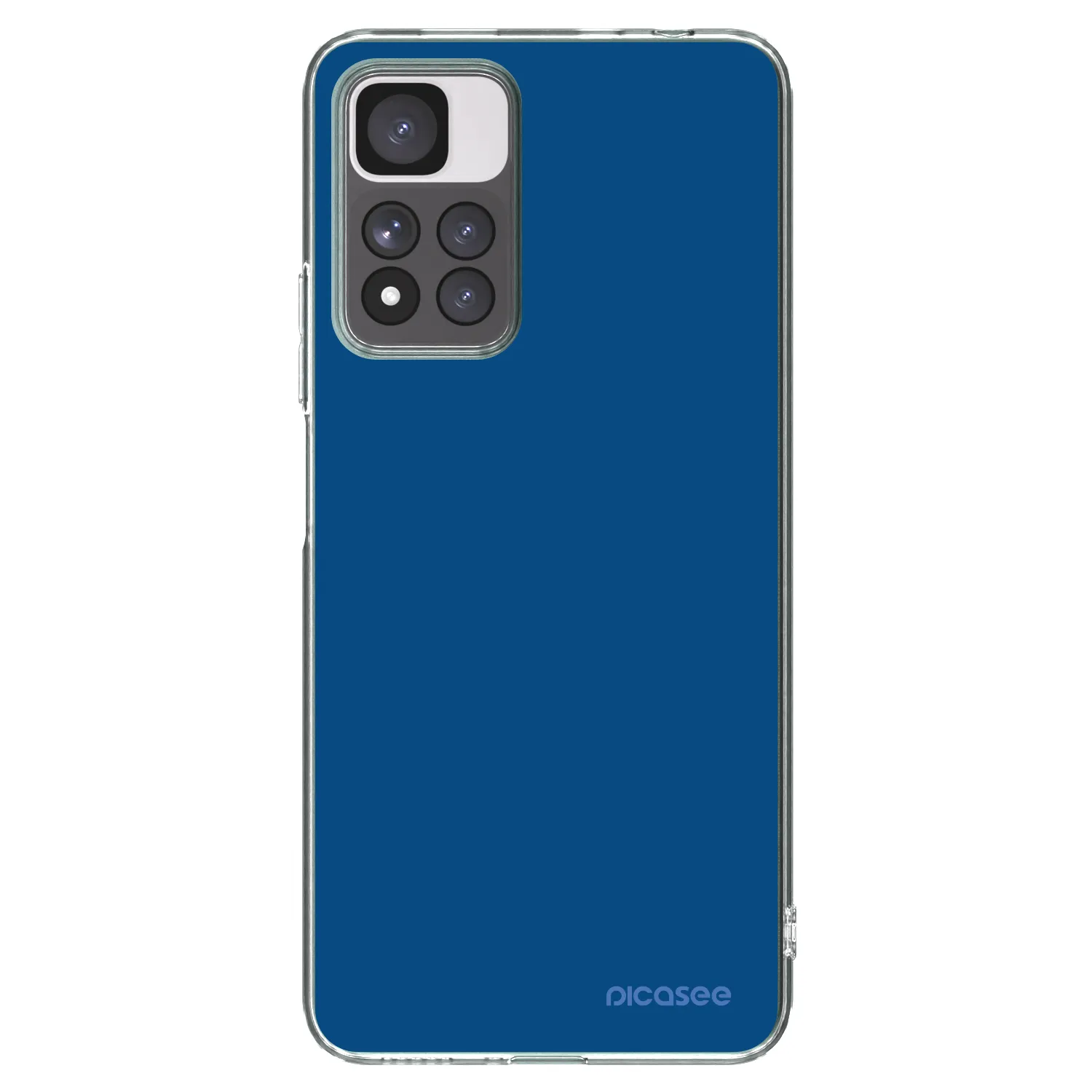 Picasee διαφανής θήκη σιλικόνης Xiaomi Redmi Note 11 Pro+ 5G - Navy Blue