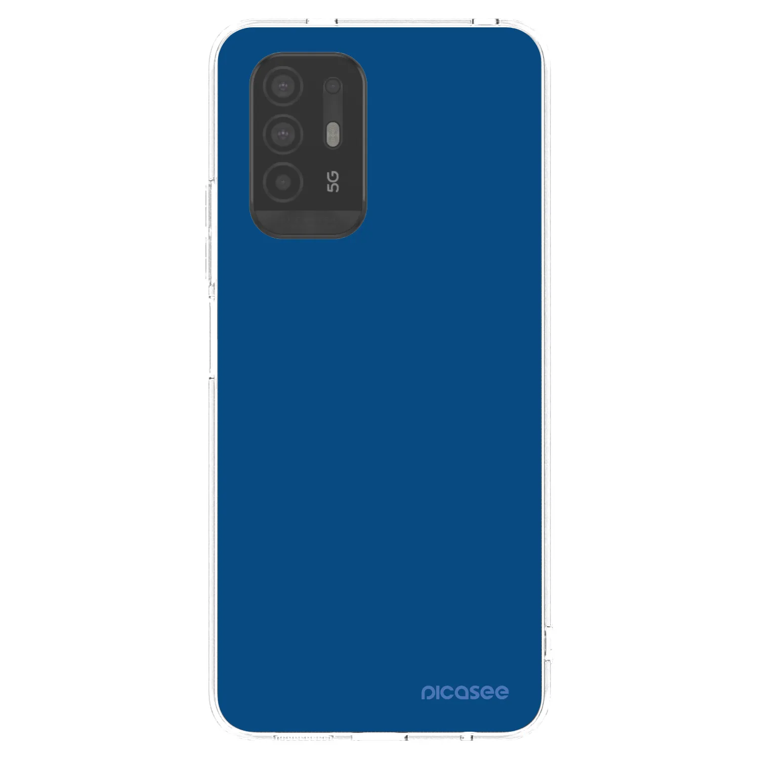 Picasee διαφανής θήκη σιλικόνης OPPO A94 5G - Navy Blue