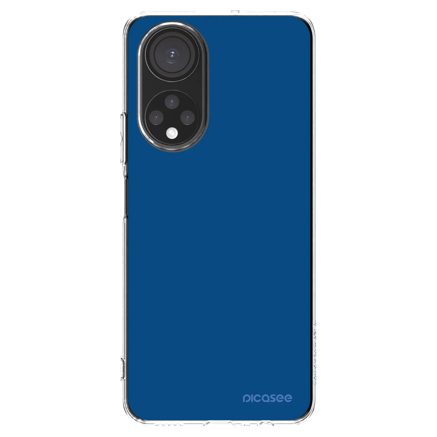 Picasee διαφανής θήκη σιλικόνης Honor X7 - Navy Blue