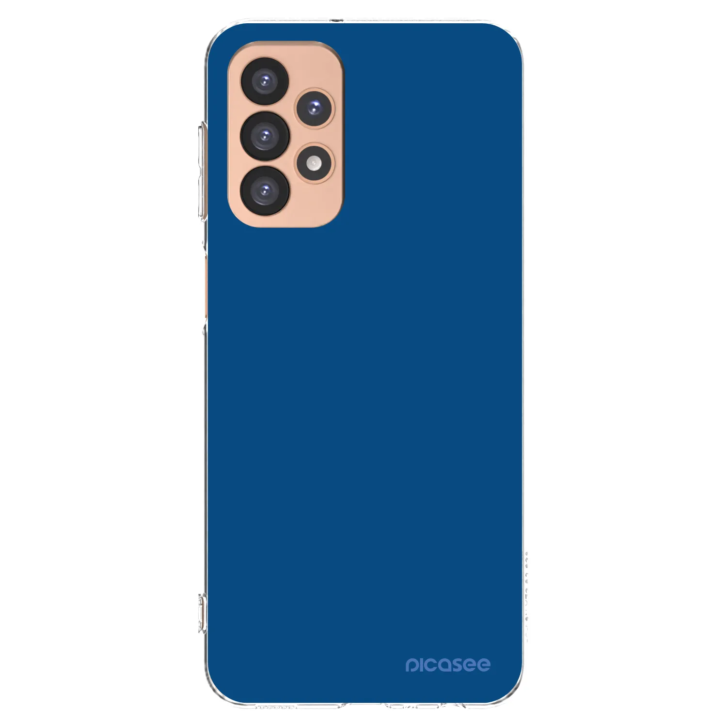 Picasee διαφανής θήκη σιλικόνης Samsung Galaxy A23 A236B 5G - Navy Blue