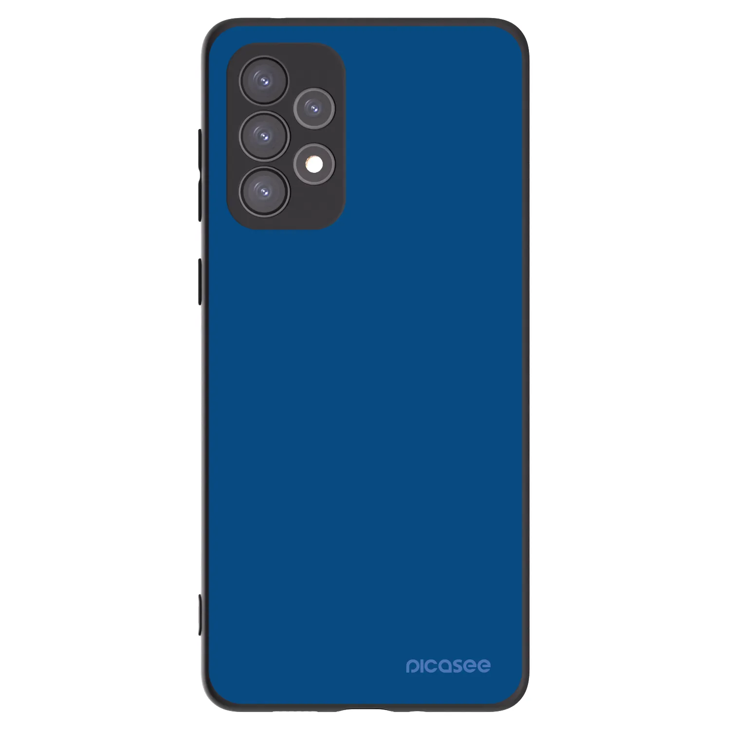 Picasee Μαύρη θήκη σιλικόνης για Samsung Galaxy A73 5G - Navy Blue