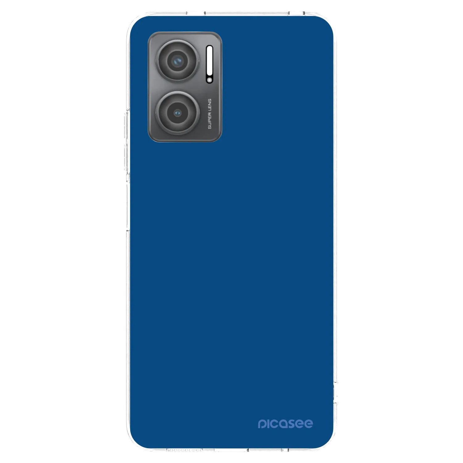 Picasee διαφανής θήκη σιλικόνης Xiaomi Redmi 10 5G - Navy Blue