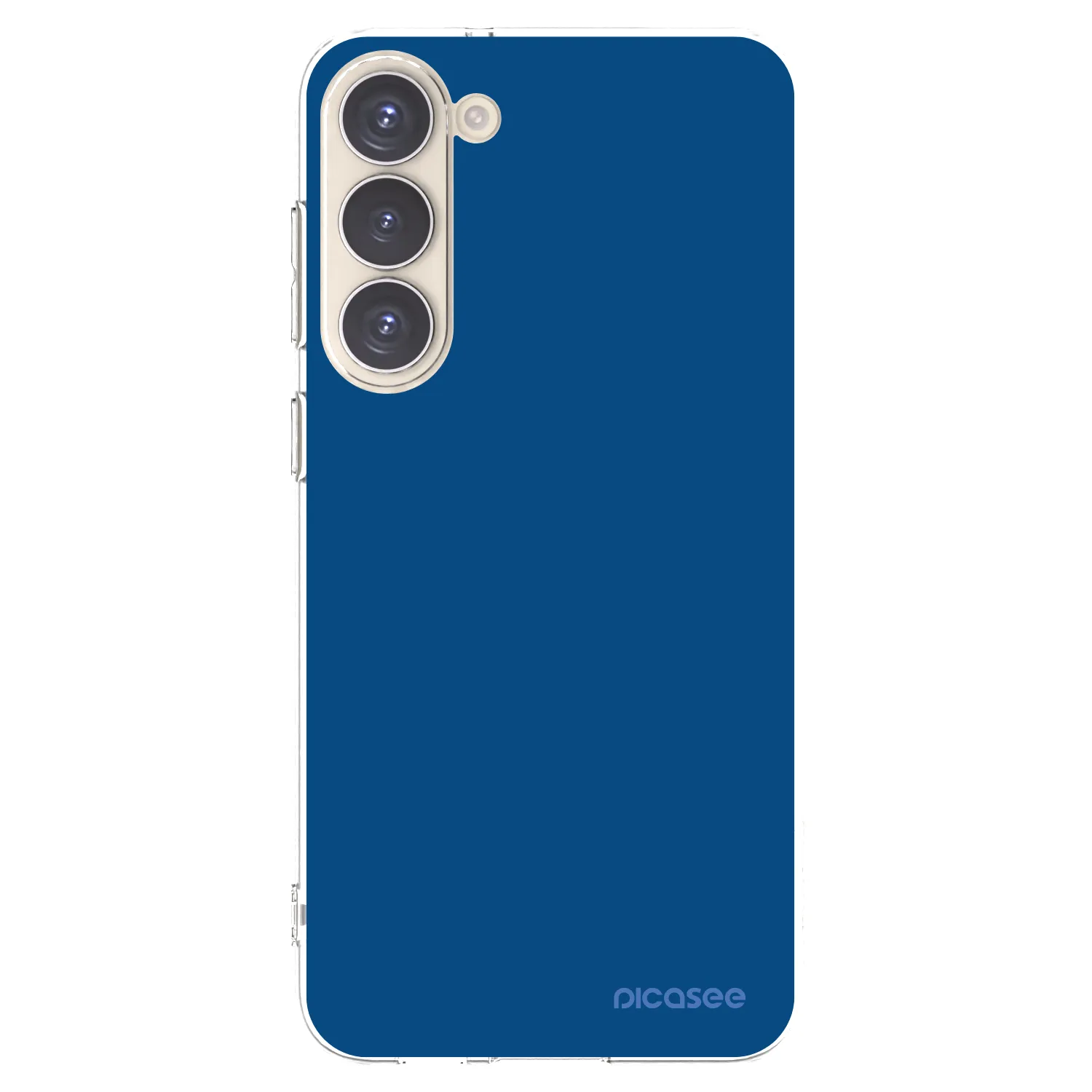 Picasee διαφανής θήκη σιλικόνης Samsung Galaxy S23+ 5G - Navy Blue