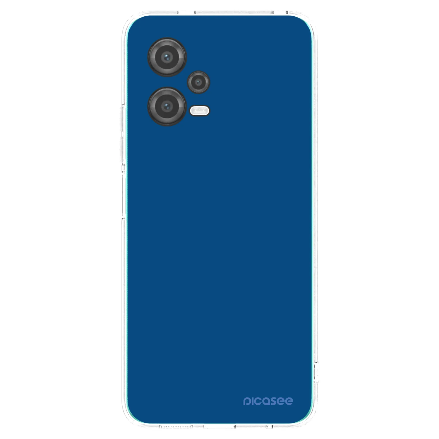 Picasee διαφανής θήκη σιλικόνης Xiaomi Poco X5 - Navy Blue
