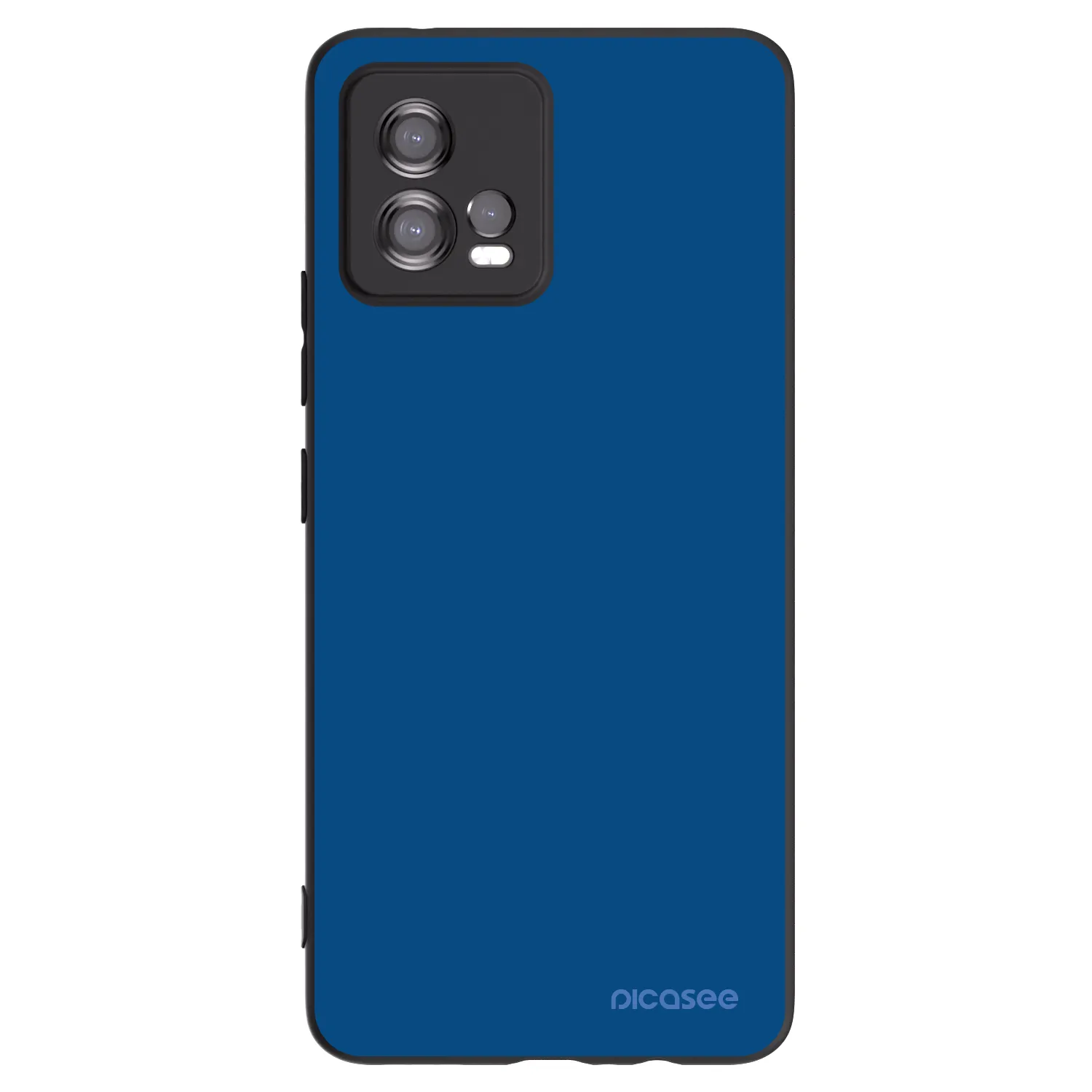 Picasee Μαύρη θήκη σιλικόνης για Motorola Moto G72 - Navy Blue