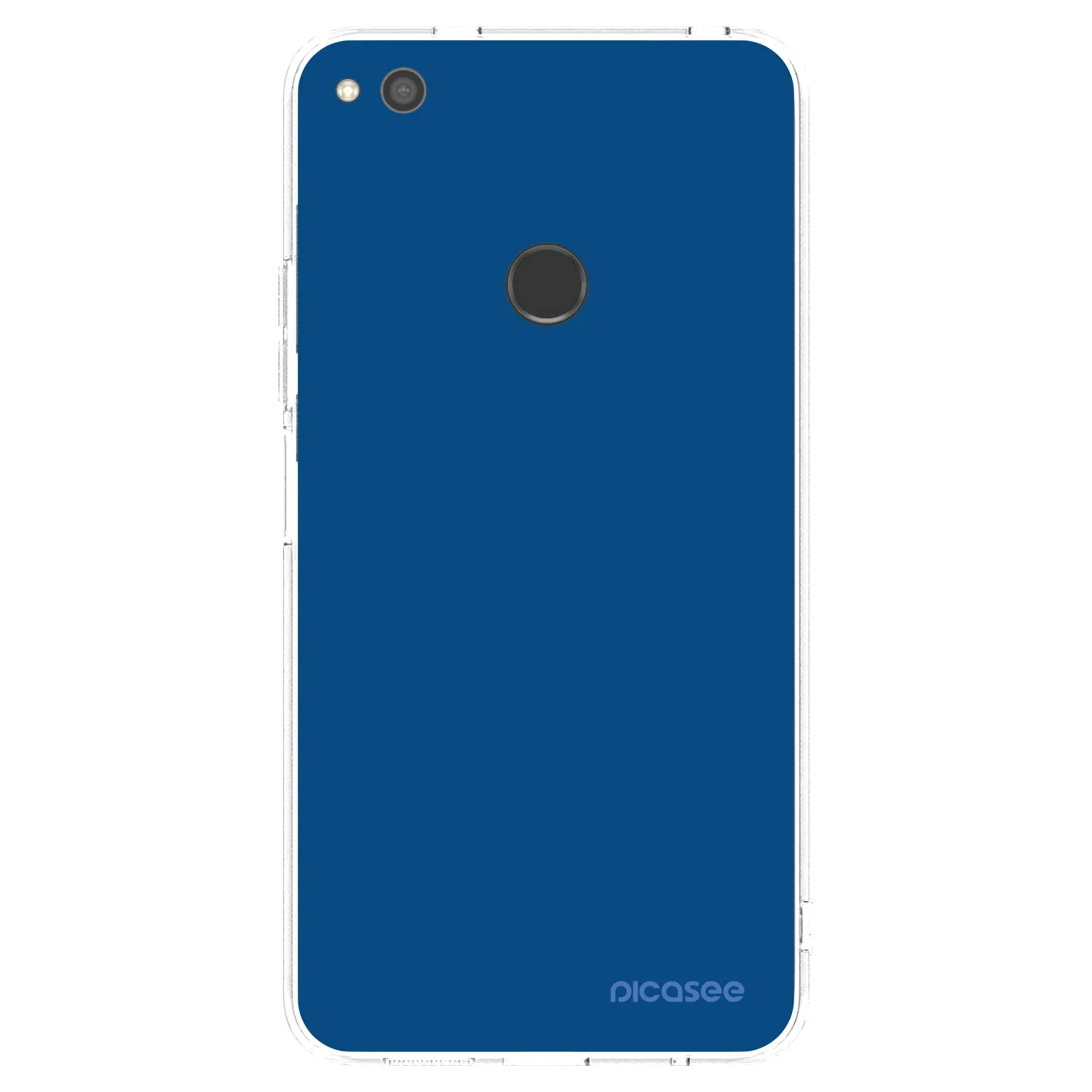 Picasee διαφανής θήκη σιλικόνης Huawei P9 Lite 2017 - Navy Blue