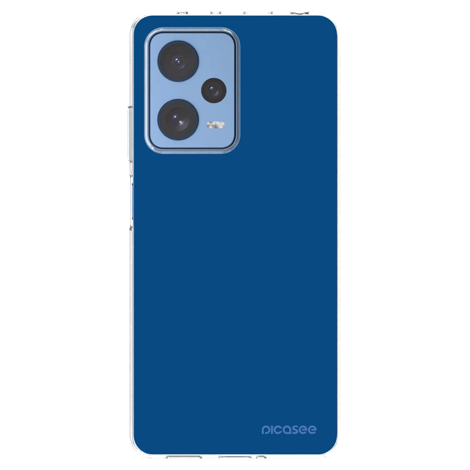 Picasee διαφανής θήκη σιλικόνης Xiaomi Redmi Note 12 Pro 5G - Navy Blue