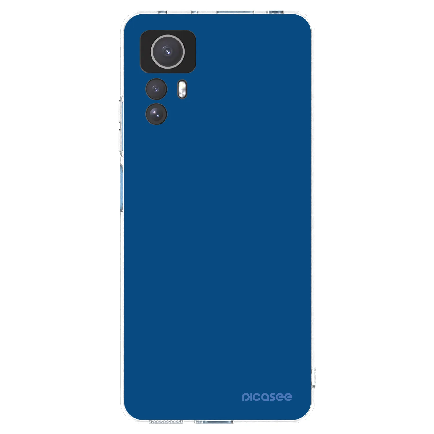 Picasee διαφανής θήκη σιλικόνης Xiaomi Redmi Note 12S - Navy Blue