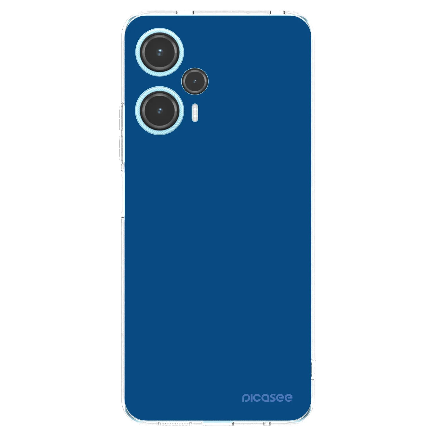Picasee διαφανής θήκη σιλικόνης Xiaomi Poco F5 - Navy Blue