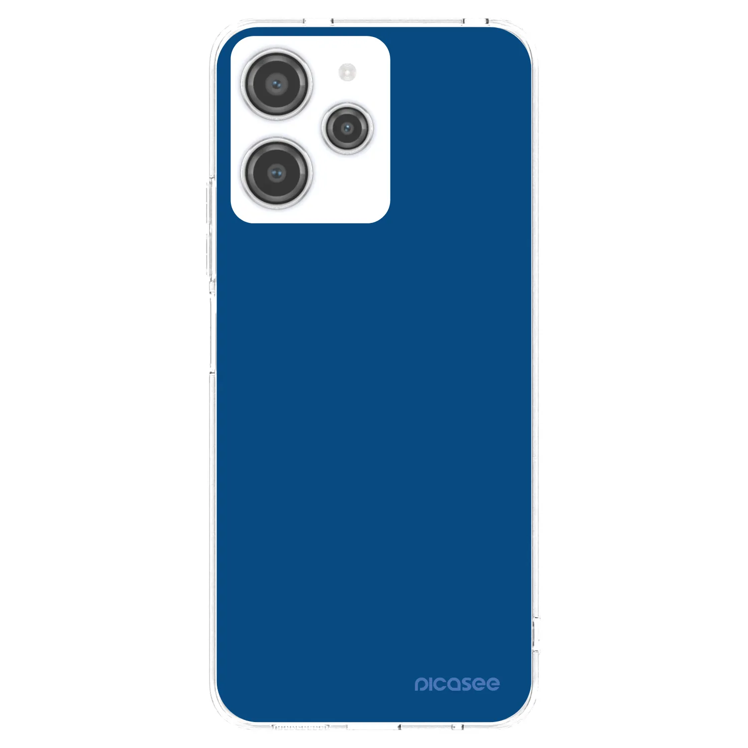 Picasee διαφανής θήκη σιλικόνης Xiaomi Redmi 12 4G - Navy Blue