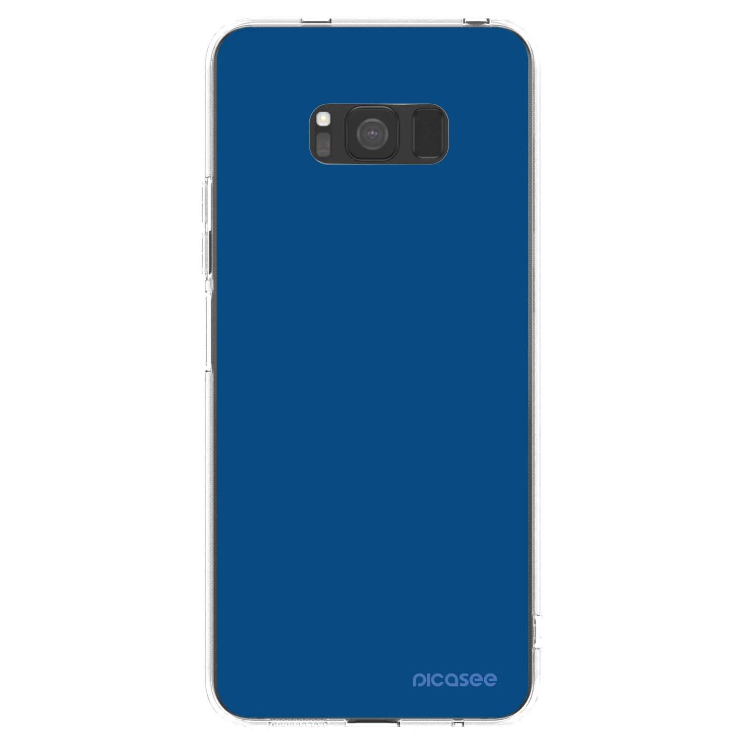Picasee διαφανής θήκη σιλικόνης Samsung Galaxy S8 G950F - Navy Blue