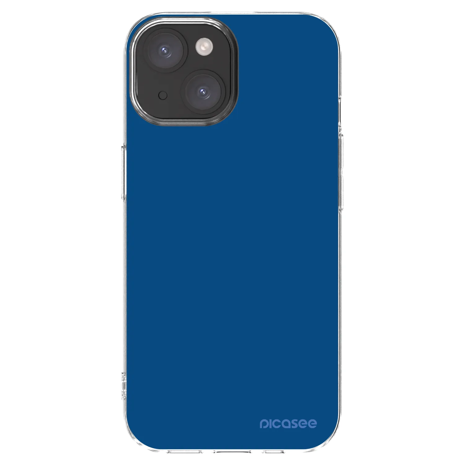 Picasee διαφανής θήκη σιλικόνης Apple iPhone 15 - Navy Blue