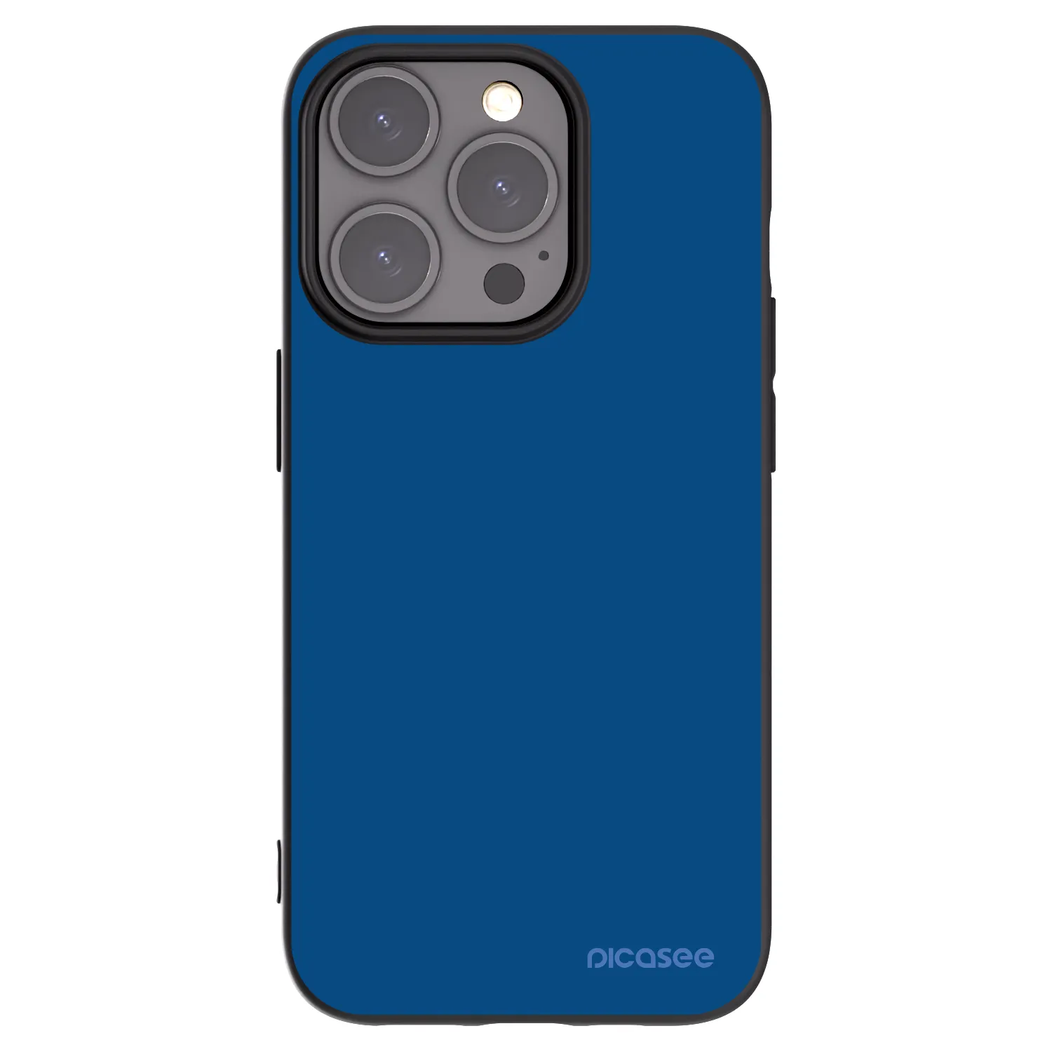 Picasee Μαύρη θήκη σιλικόνης για Apple iPhone 15 Pro - Navy Blue