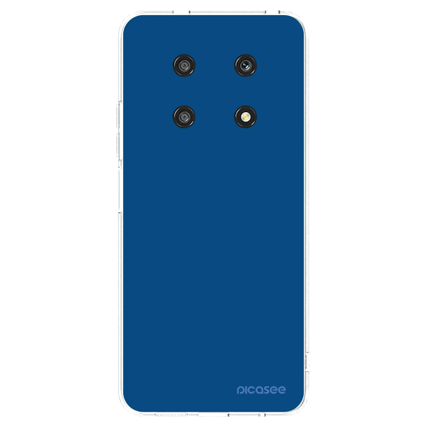 Picasee διαφανής θήκη σιλικόνης Honor Magic4 Lite 5G - Navy Blue