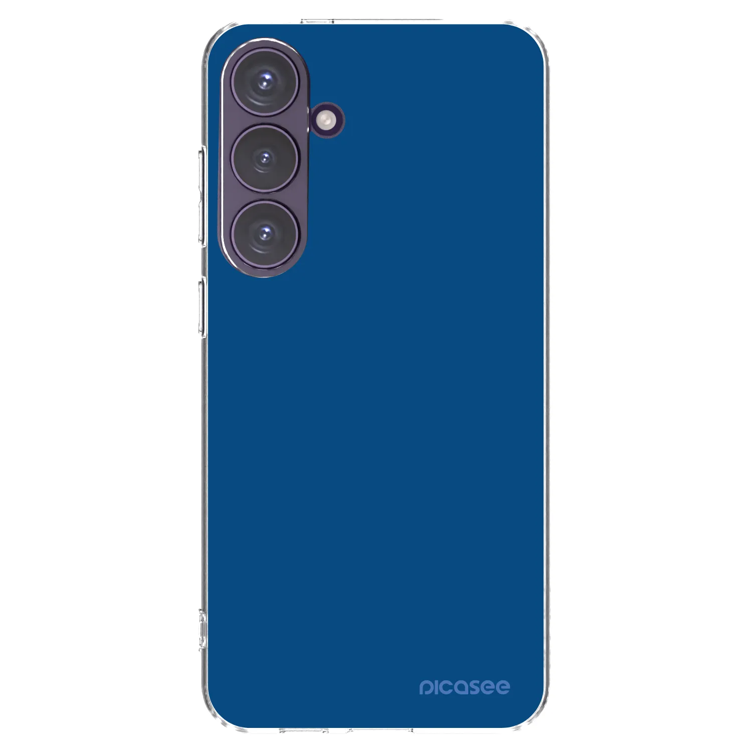 Picasee διαφανής θήκη σιλικόνης Samsung Galaxy S24+ S926B 5G - Navy Blue