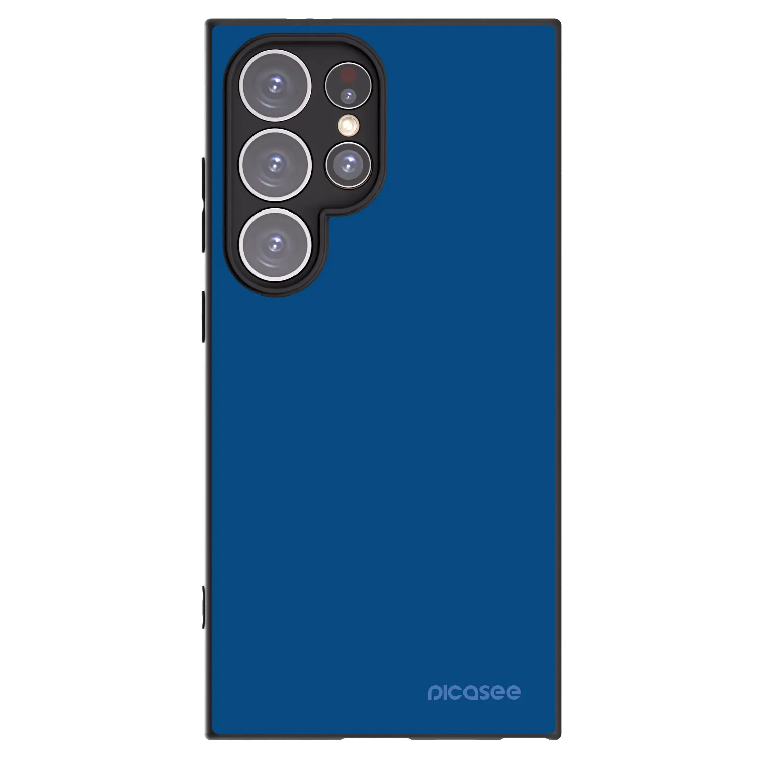 Picasee Μαύρη θήκη σιλικόνης για Samsung Galaxy S24 Ultra S928B 5G - Navy Blue