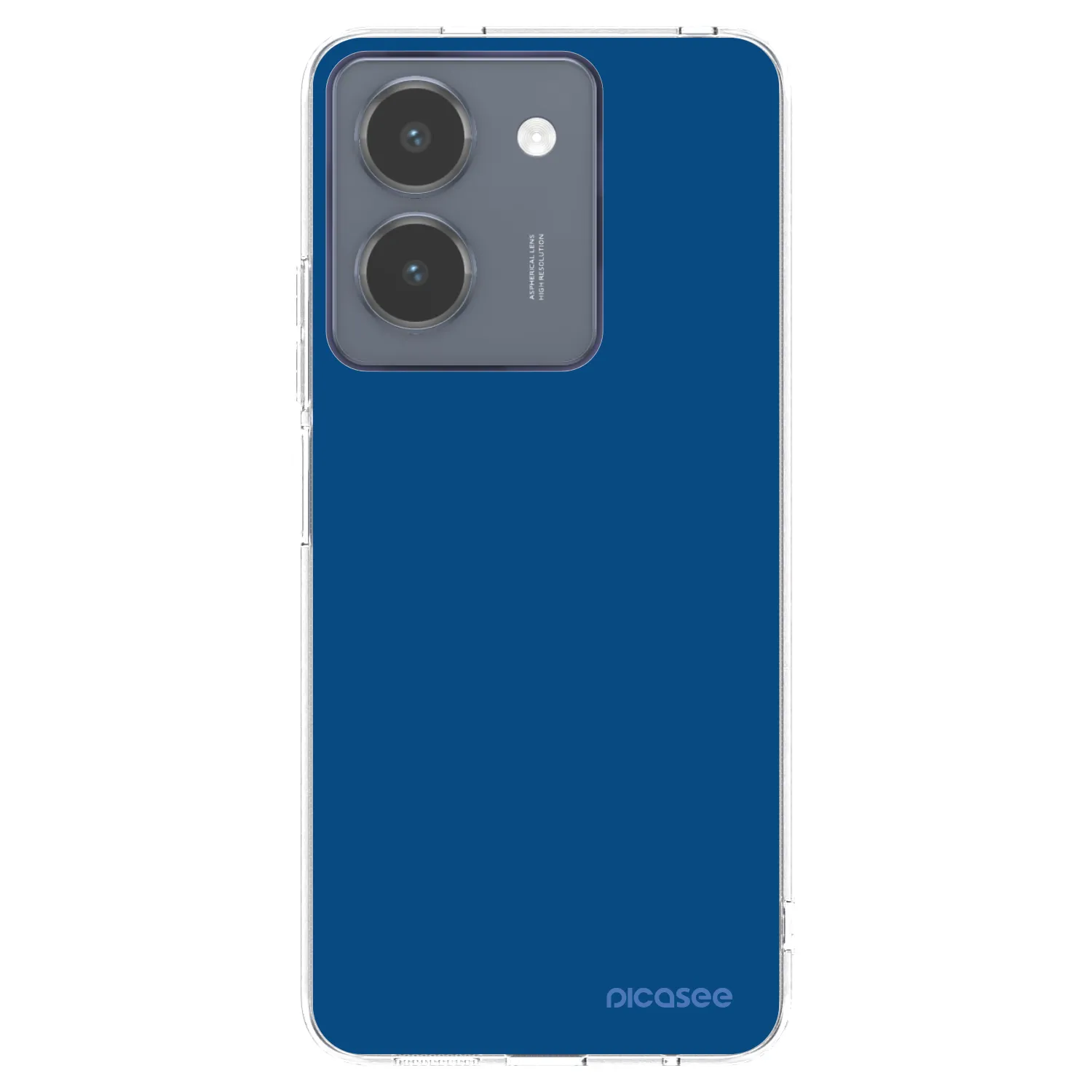Picasee διαφανής θήκη σιλικόνης Vivo Y36 4G - Navy Blue