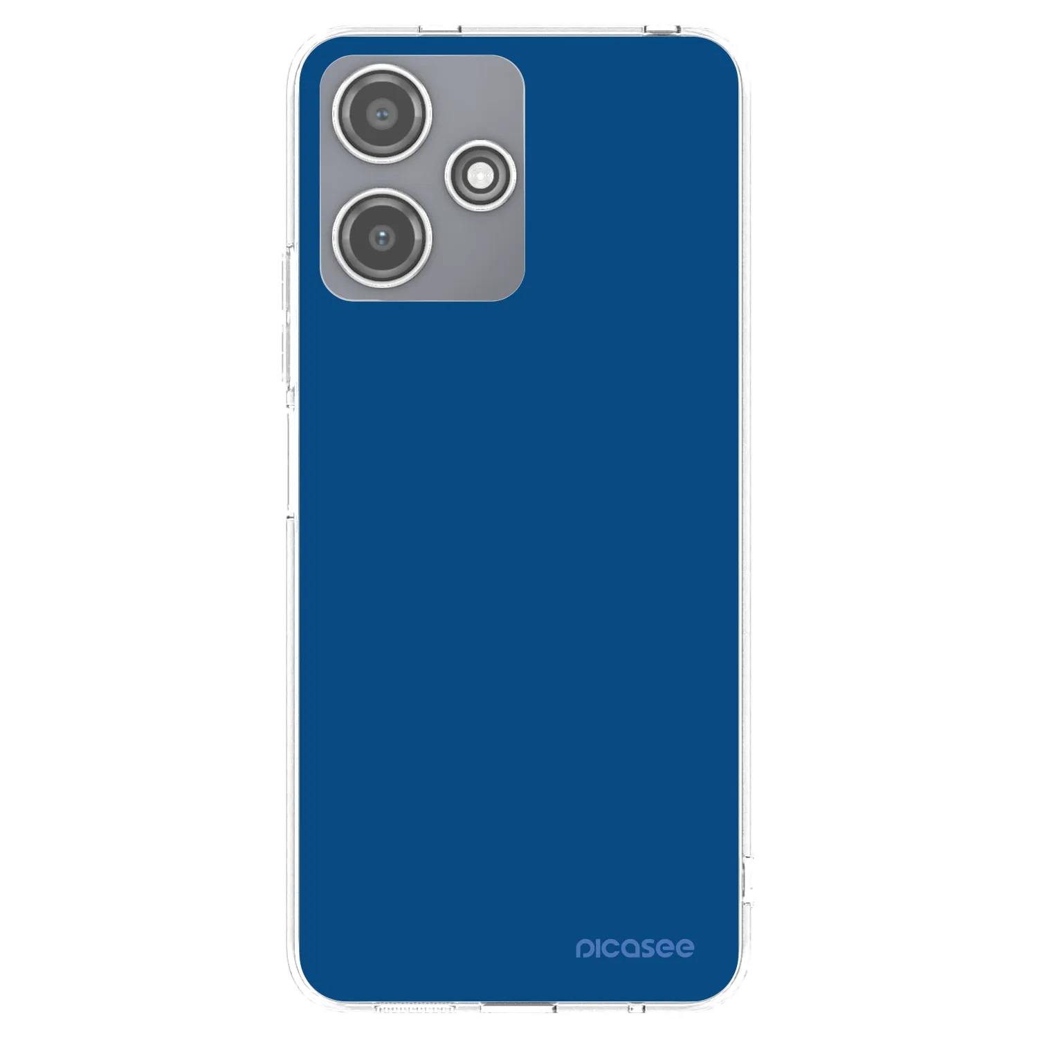 Picasee διαφανής θήκη σιλικόνης Xiaomi Redmi 12 5G - Navy Blue