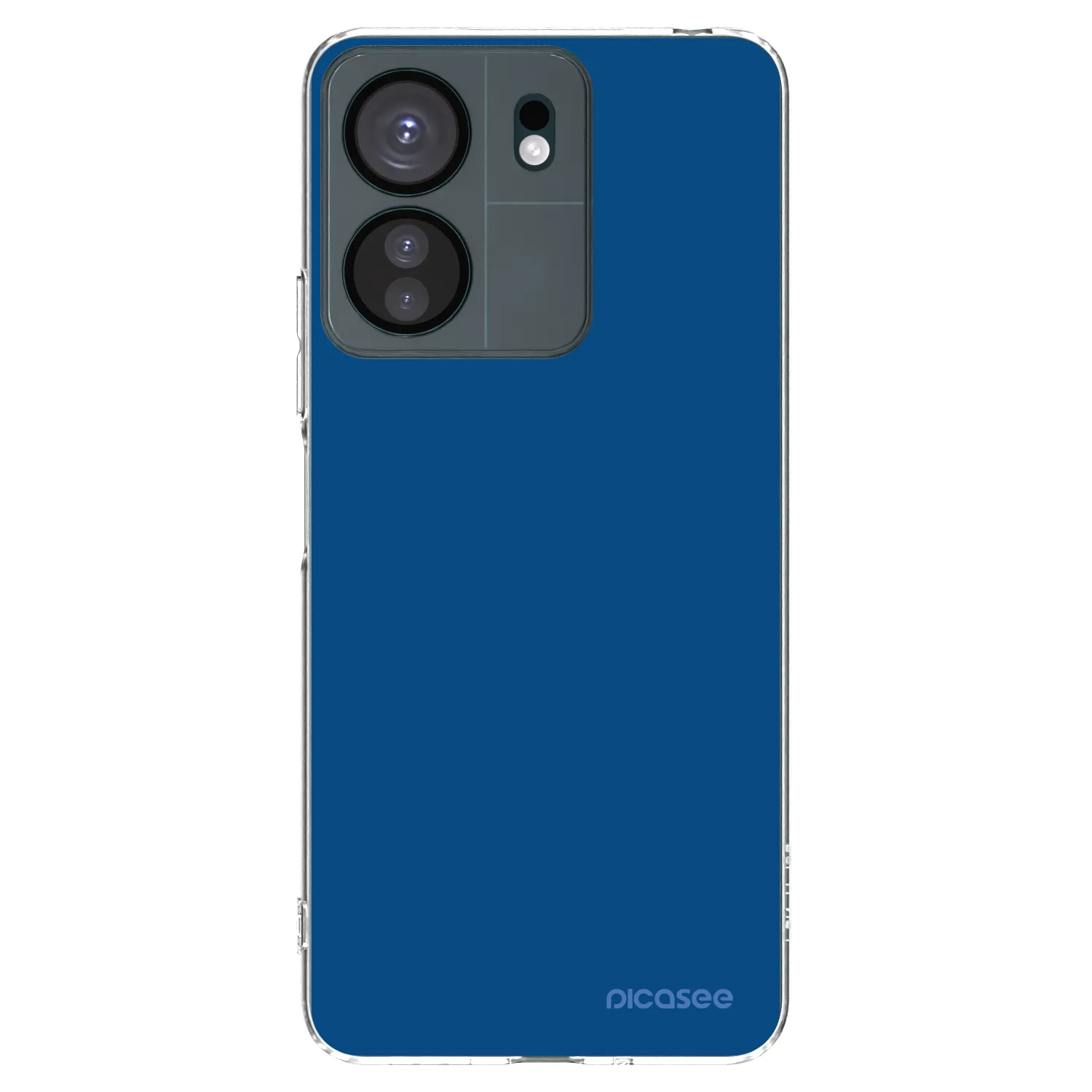 Picasee διαφανής θήκη σιλικόνης Xiaomi Redmi 13C 4G - Navy Blue