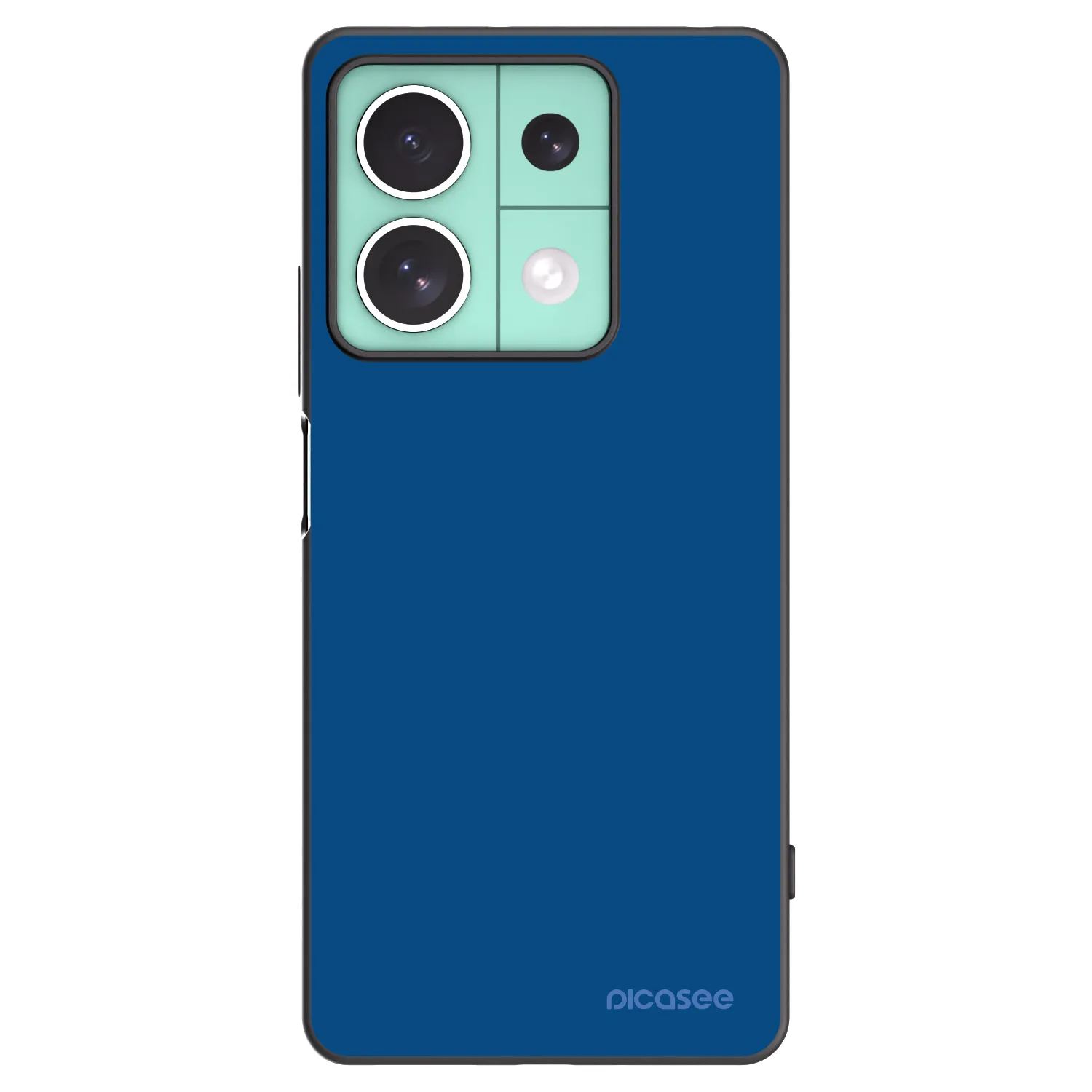 Picasee Μαύρη θήκη σιλικόνης για Xiaomi Redmi Note 13 5G - Navy Blue