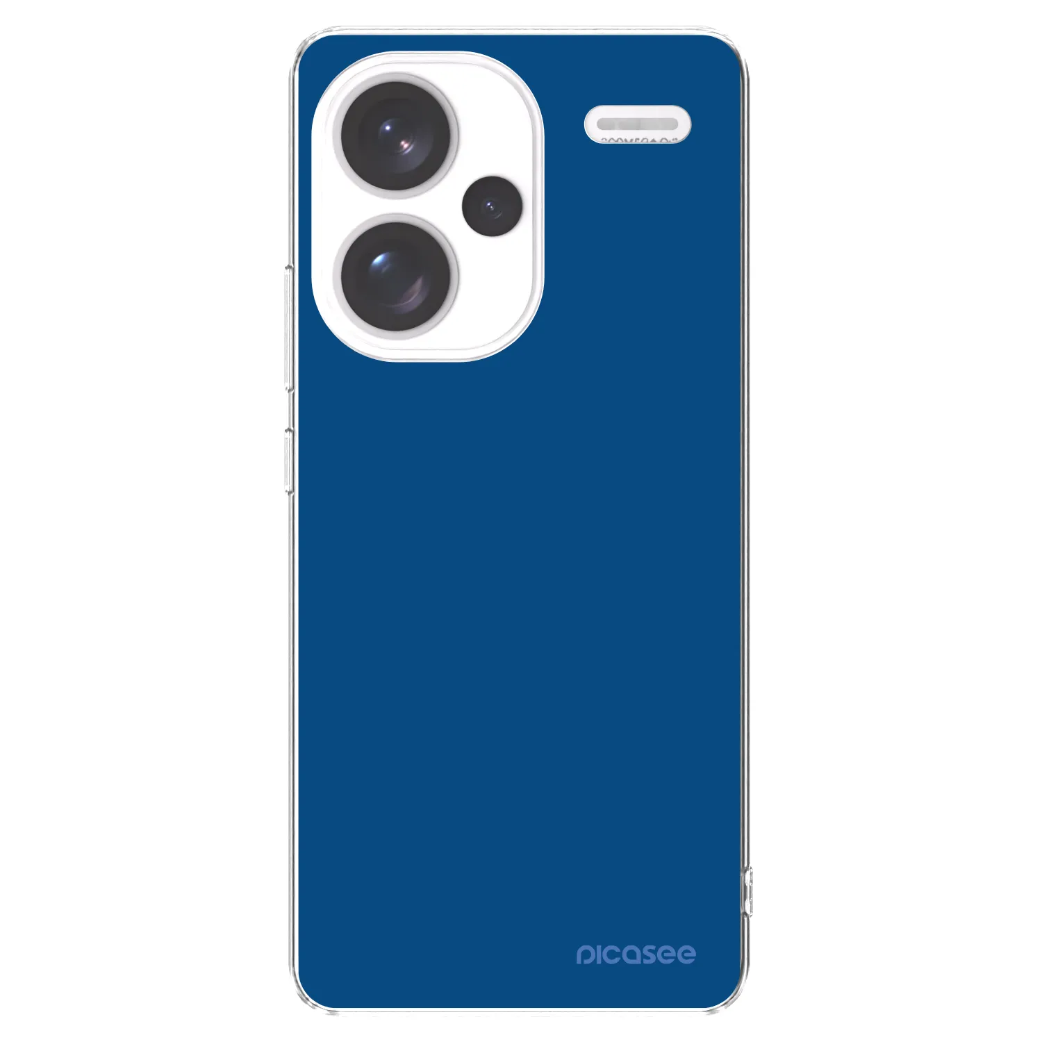 Picasee διαφανής θήκη σιλικόνης Xiaomi Redmi Note 13 Pro+ 5G - Navy Blue