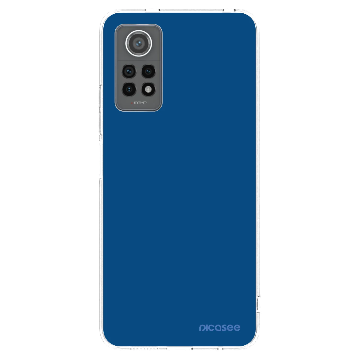 Picasee διαφανής θήκη σιλικόνης Xiaomi Redmi Note 12 Pro 4G - Navy Blue