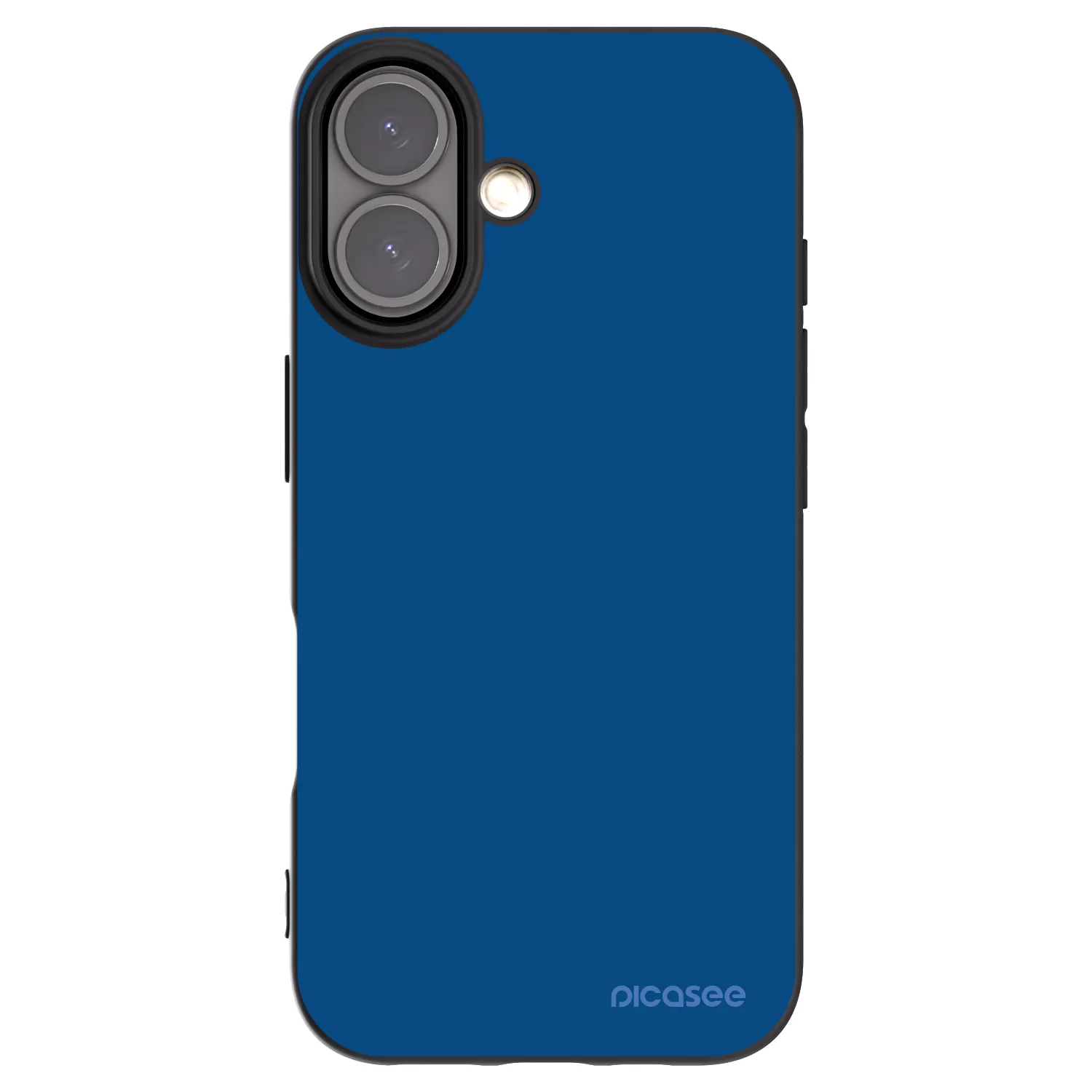 Picasee Μαύρη θήκη σιλικόνης για Apple iPhone 16 - Navy Blue