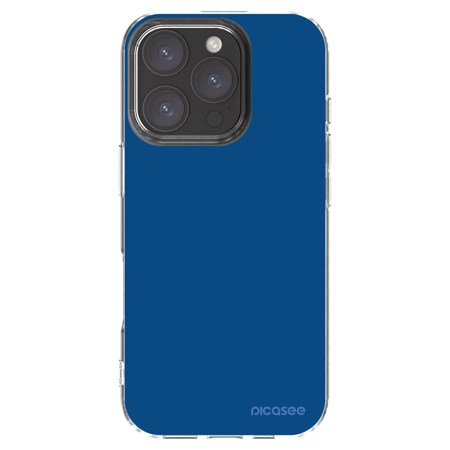 Picasee διαφανής θήκη σιλικόνης Apple iPhone 16 Pro - Navy Blue