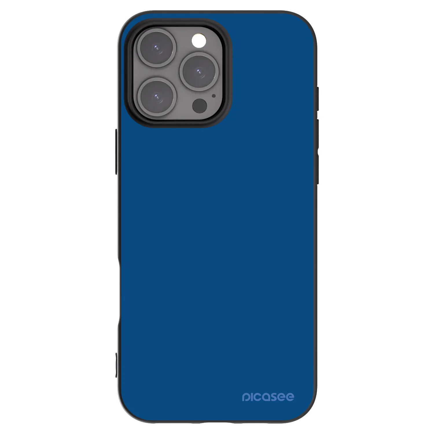 Picasee Μαύρη θήκη σιλικόνης για Apple iPhone 16 Pro Max - Navy Blue