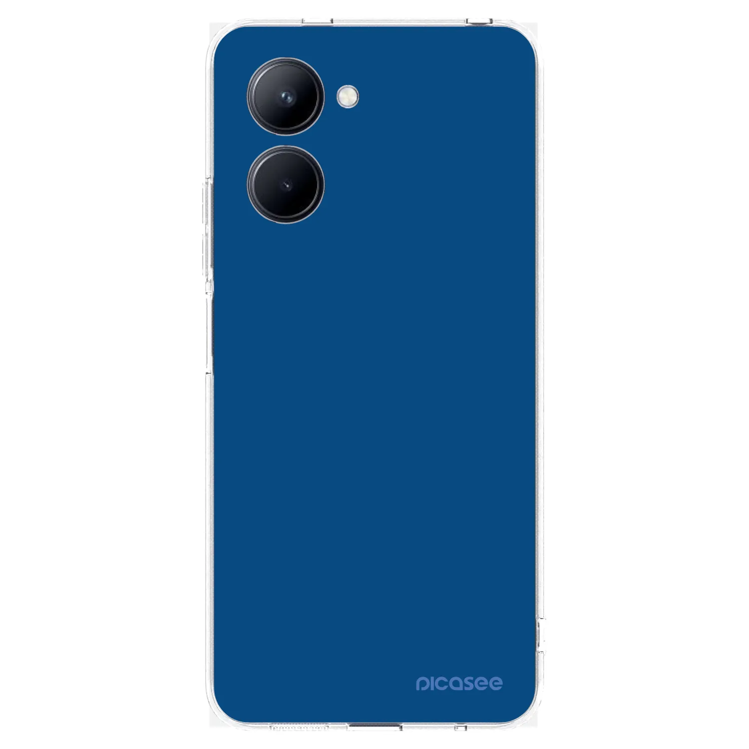 Picasee διαφανής θήκη σιλικόνης Realme C33 (2023) - Navy Blue